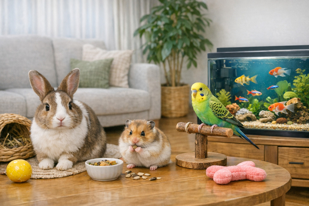 ペット不可物件で小動物を飼える？注意点を解説  ペット不可物件での鳥やうさぎ飼育をご紹介の画像