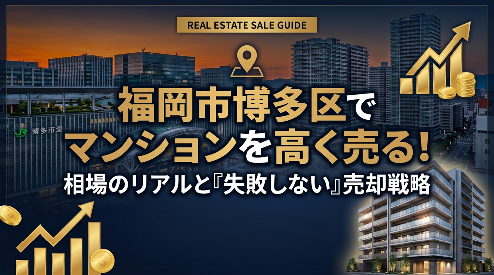 博多区のマンション売却相場はどうなる？最新情報をご紹介の画像