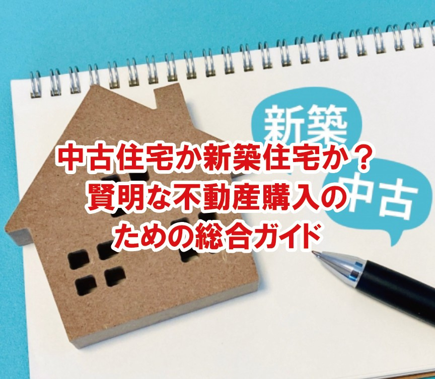 中古住宅か新築住宅か？賢明な不動産購入のための総合ガイド【高崎不動産情報ライブラリー】の画像