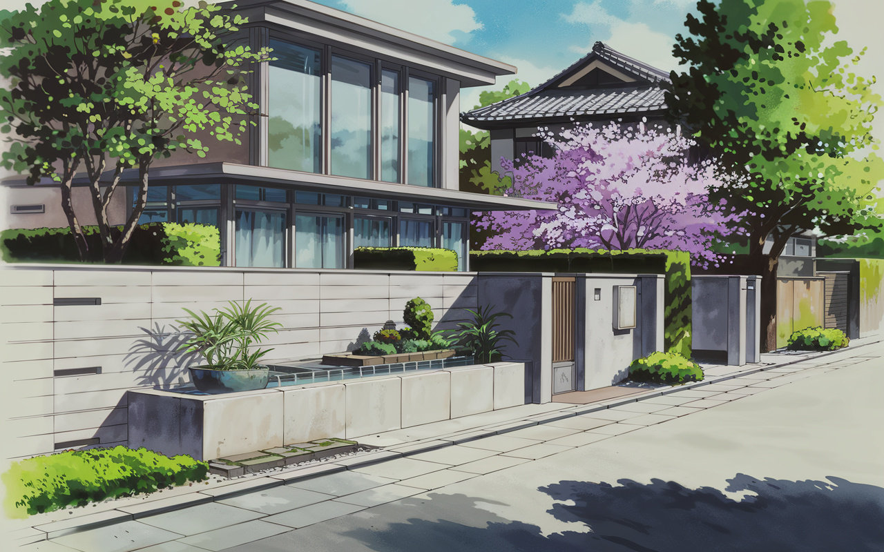 戸建てのイラスト