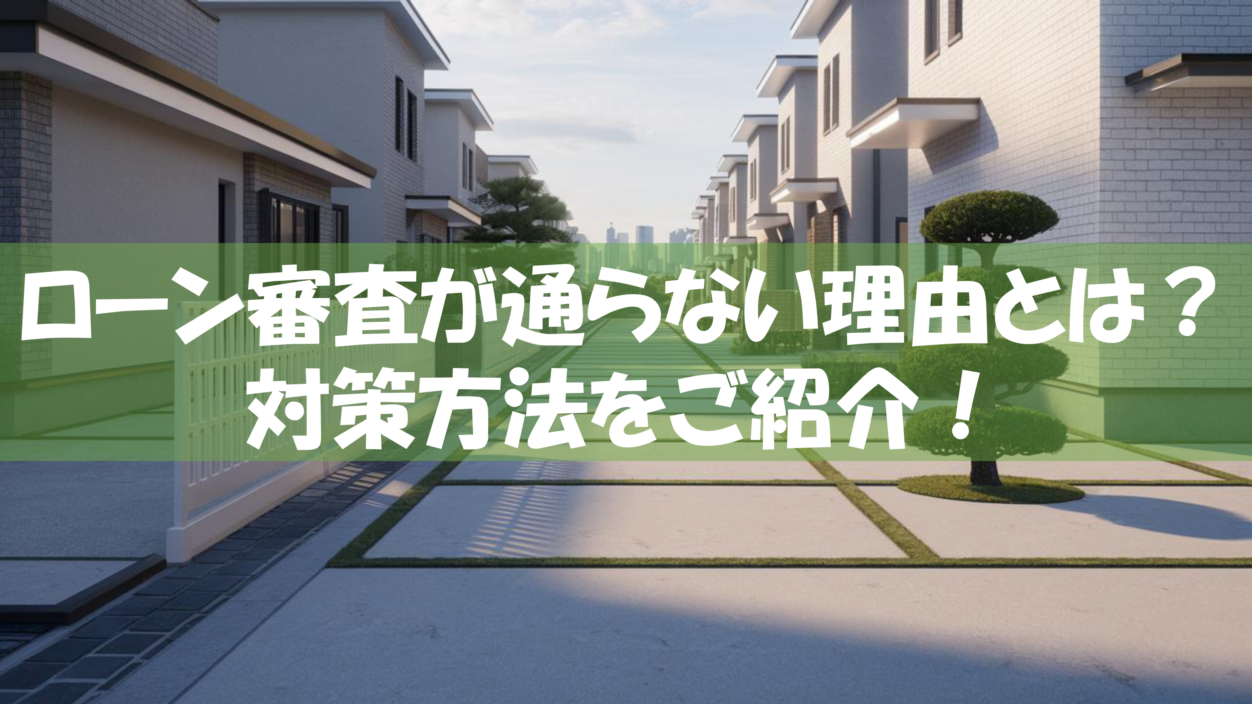 ローン審査が通らない理由とは？対策方法をご紹介の画像