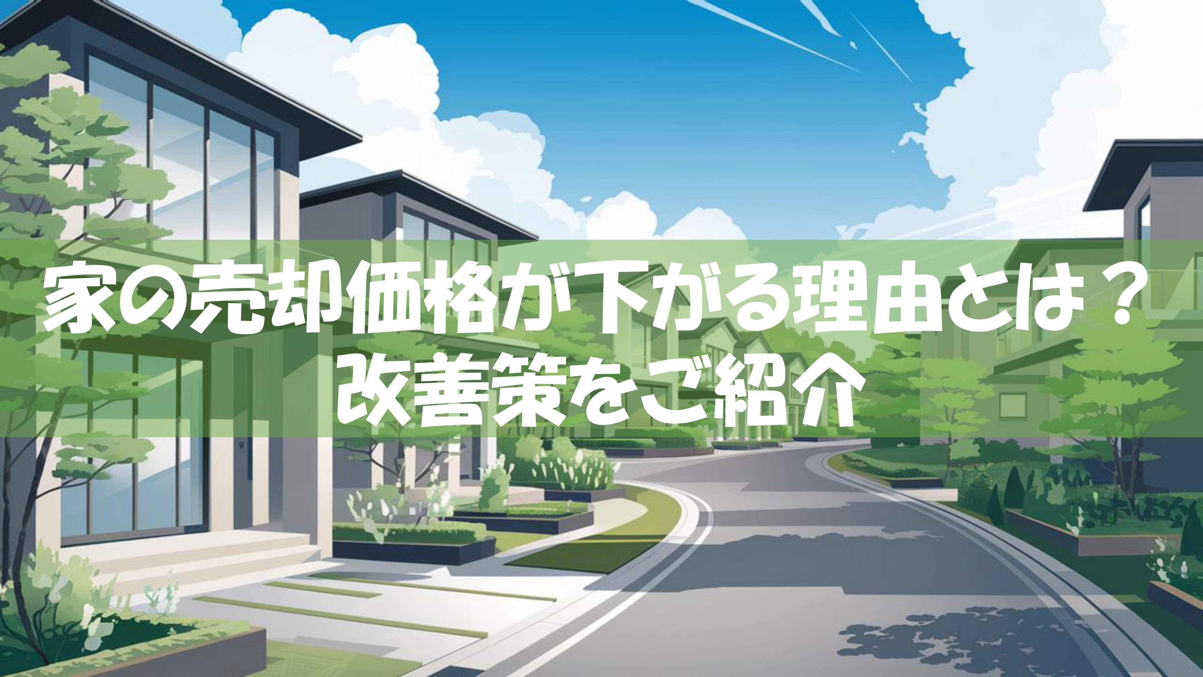家の売却価格が下がる理由とは？改善策をご紹介の画像