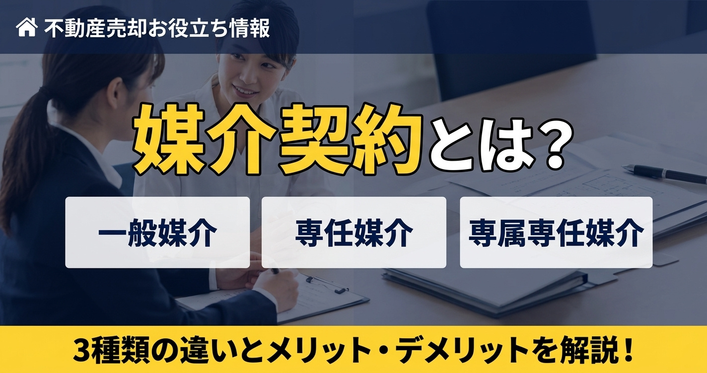 媒介契約とは? その種類とメリット・デメリットの画像