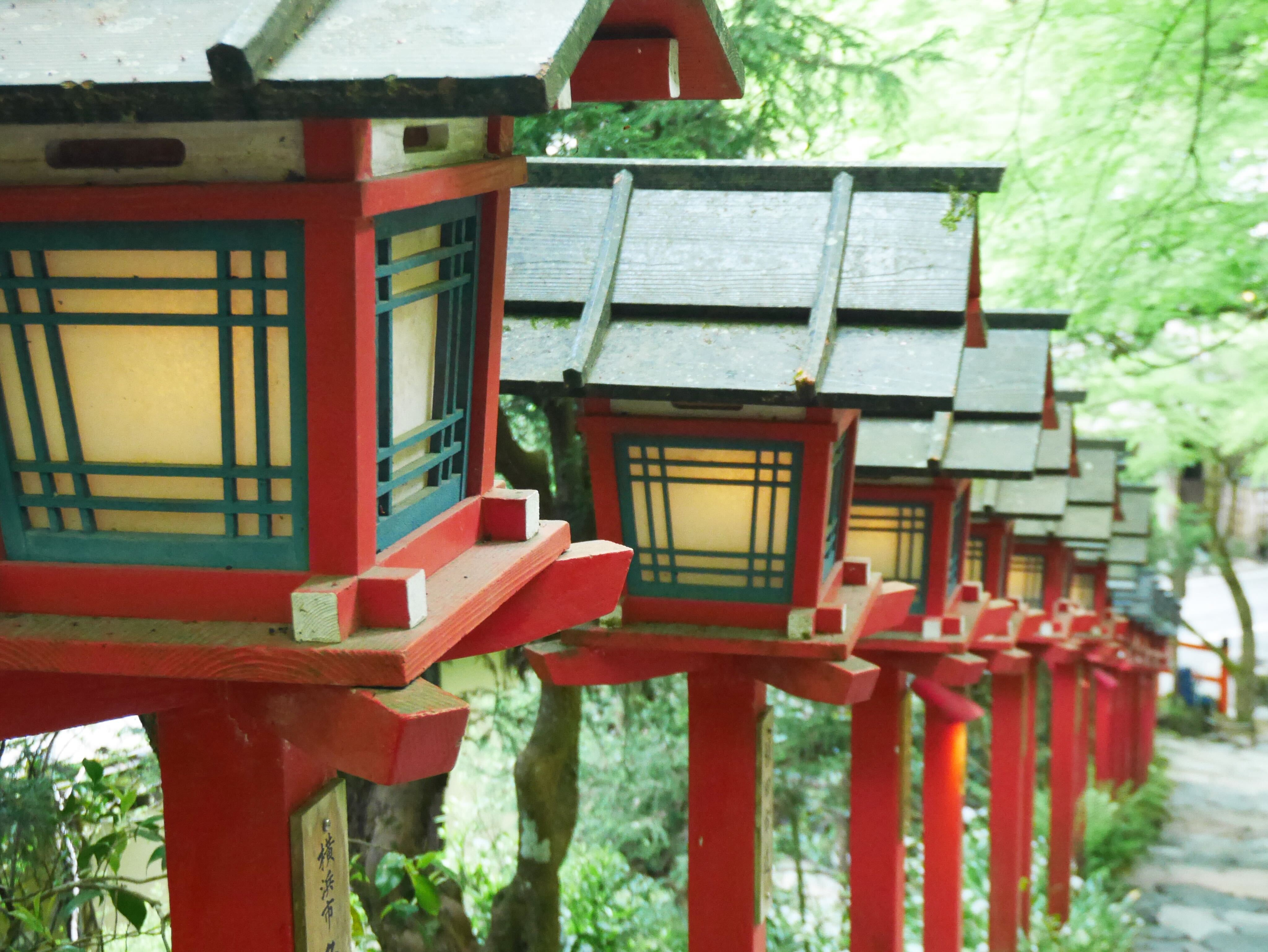 新緑の貴船の画像