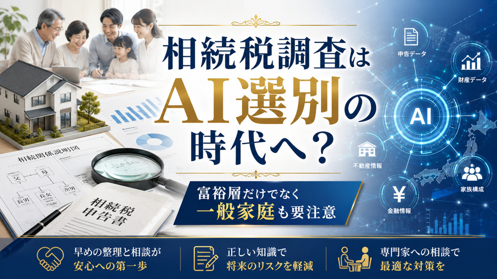 相続税務調査に変化？？？の画像