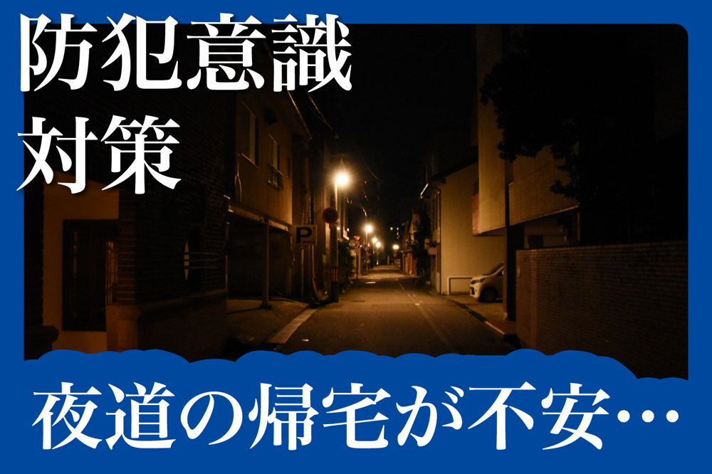夜道の帰宅が不安？立地と周辺環境から考える防犯対策とはの画像