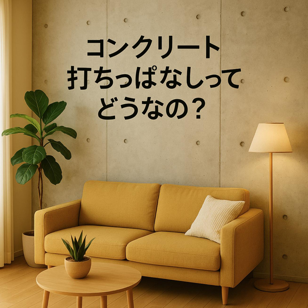 コンクリート打ちっぱなしってどうなの？無機質だけどおしゃれなその魅力と注意点～名古屋 My賃貸～の画像