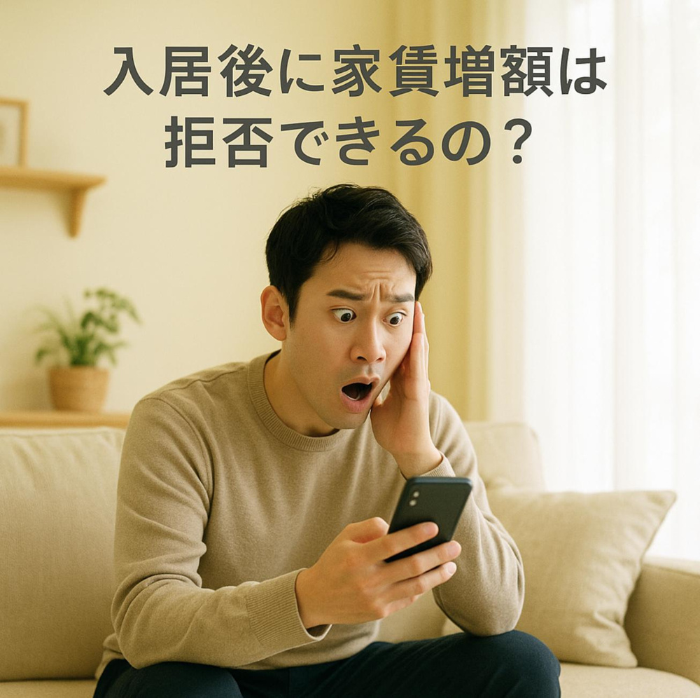 入居後に家賃増額は拒否できるの？～名古屋 My賃貸～の画像