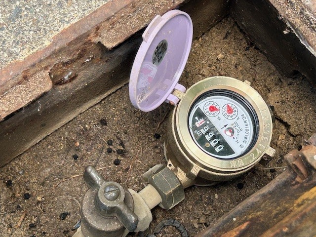 【あま市不動産売却】水道メーターの画像