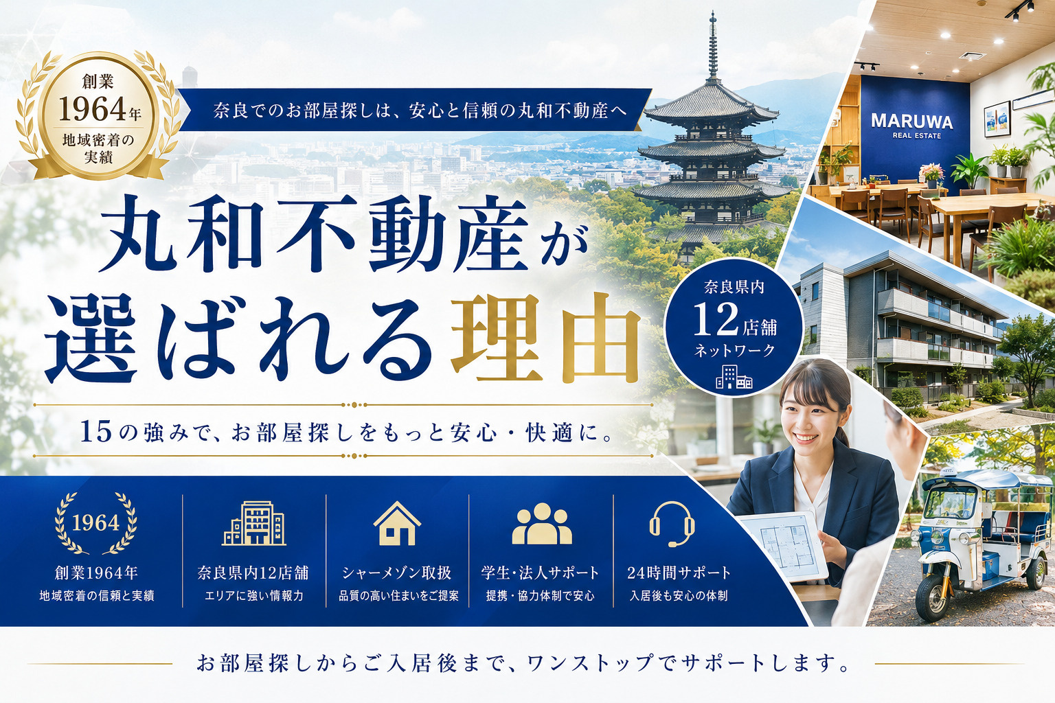 丸和不動産が選ばれる理由の画像