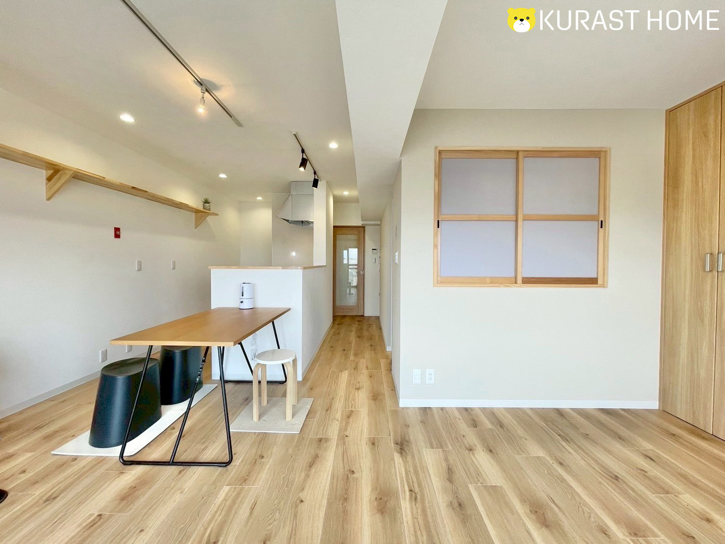 クリエイティブな遊び心が散りばめられた、アトリエのようなリノベマンションーイトーピア向日マンションA棟　7階―の画像