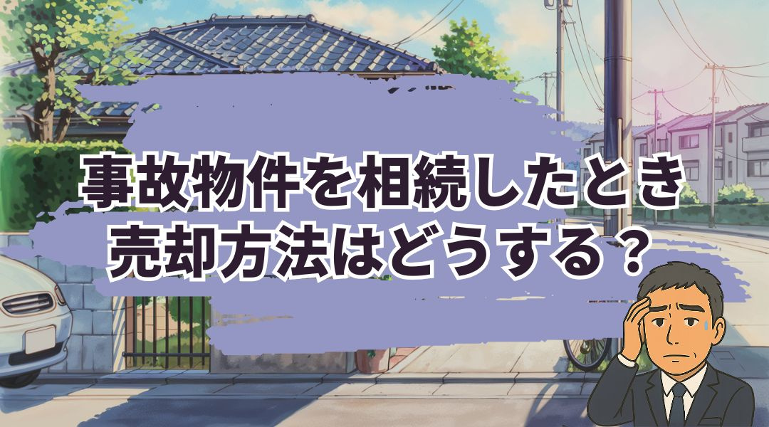 事故物件を相続したとき売却方法はどうする？相続から売却までの流れをご紹介の画像