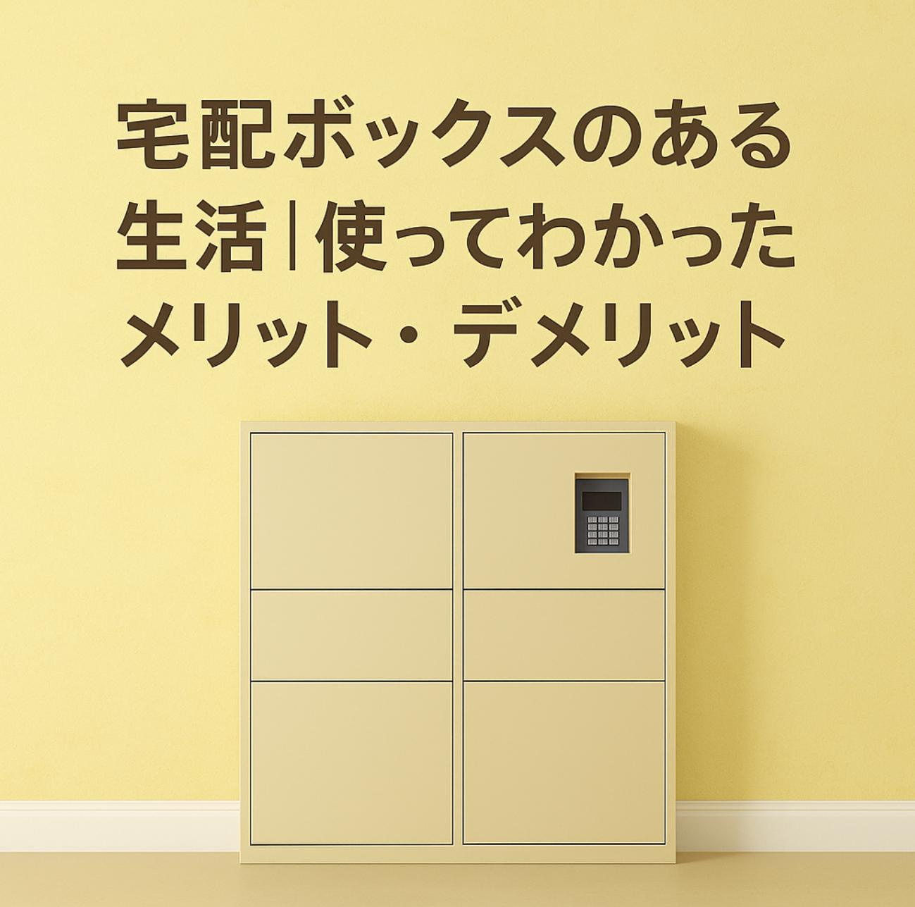 宅配ボックスのある生活｜使ってわかったメリット・デメリット～名古屋Ｍｙ賃貸～の画像