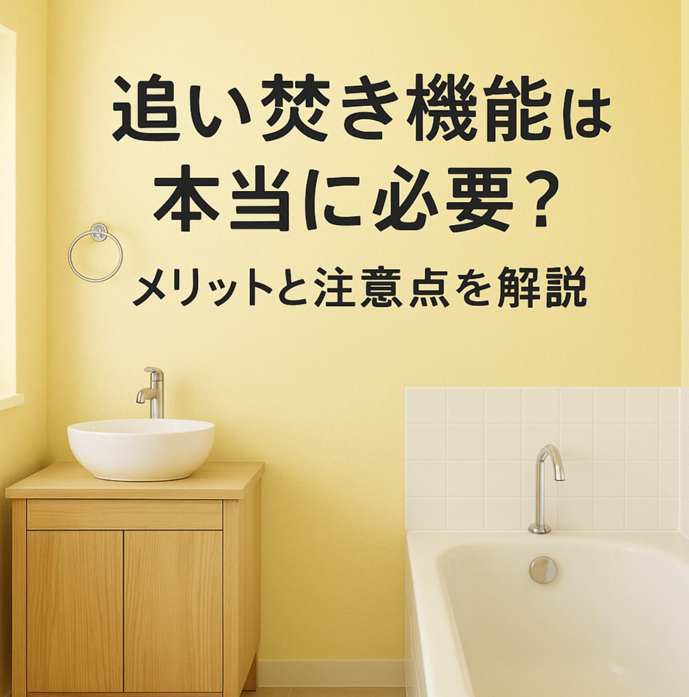 追い焚き機能は本当に必要？メリットと注意点を解説～名古屋My賃貸～の画像