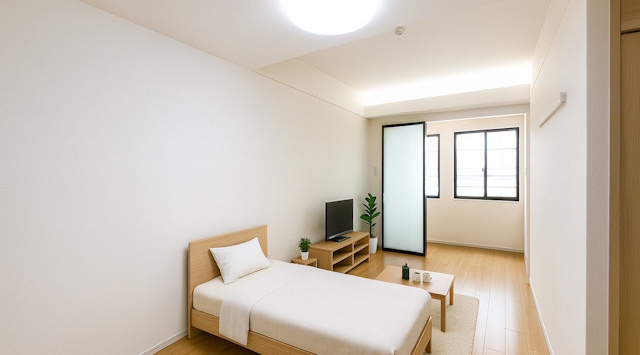 【ルームツアー】クレール（奈良市）｜大学生にもオススメなサンルームのあるワンルーム！ガス3口のシステムキッチンや広いウォークインクローゼットが魅力的の画像