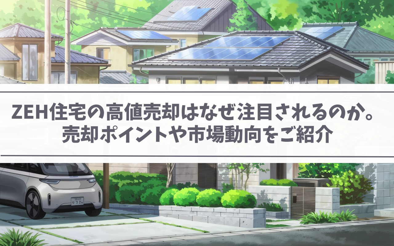 ZEH住宅を高く売るには？査定に効く性能評価と売却アピール術の画像
