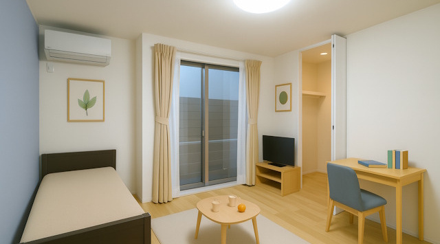 【ルームツアー】ラ・ルーチェ｜初めての一人暮らしにぴったり！IHコンロのあるセキュリティ◎物件★の画像