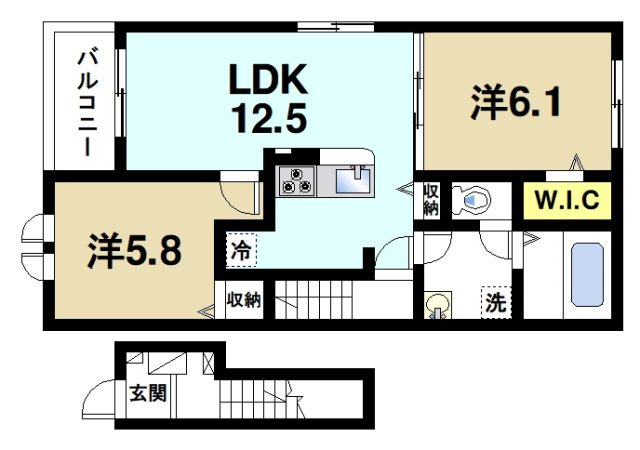 ドリームＸの間取り図2