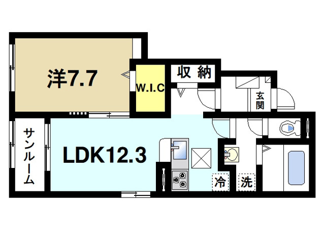 グランメゾンＴの間取り図1