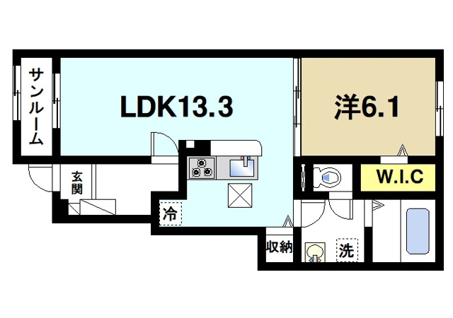 グランメゾンＮの間取り図1