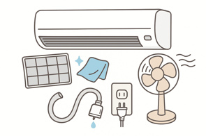 エアコンの使い始めは要注意！快適に夏を迎えるためのチェックポイントの画像