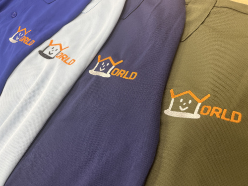 ロゴ入りポロシャツを作りましたの画像