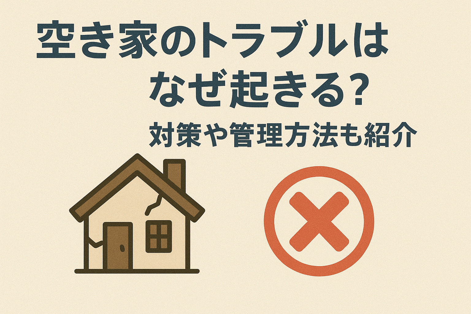 空き家のトラブルはなぜ起きる？対策や管理方法も紹介の画像