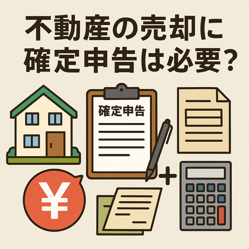 不動産の売却時に確定申告は必要？書類や計算方法も紹介の画像