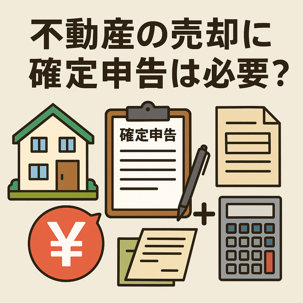 不動産の売却時に確定申告は必要？書類や計算方法も紹介の画像