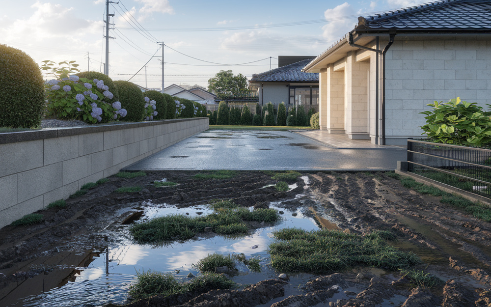 土地の水はけが悪いと何が起こる？重要性や改善策を紹介の画像