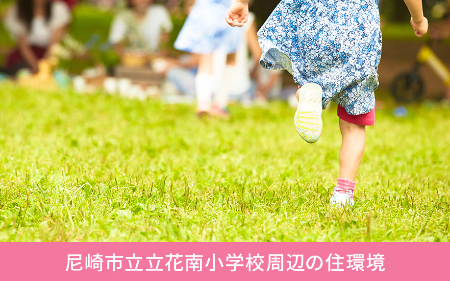 尼崎市立立花南小学校周辺の住環境