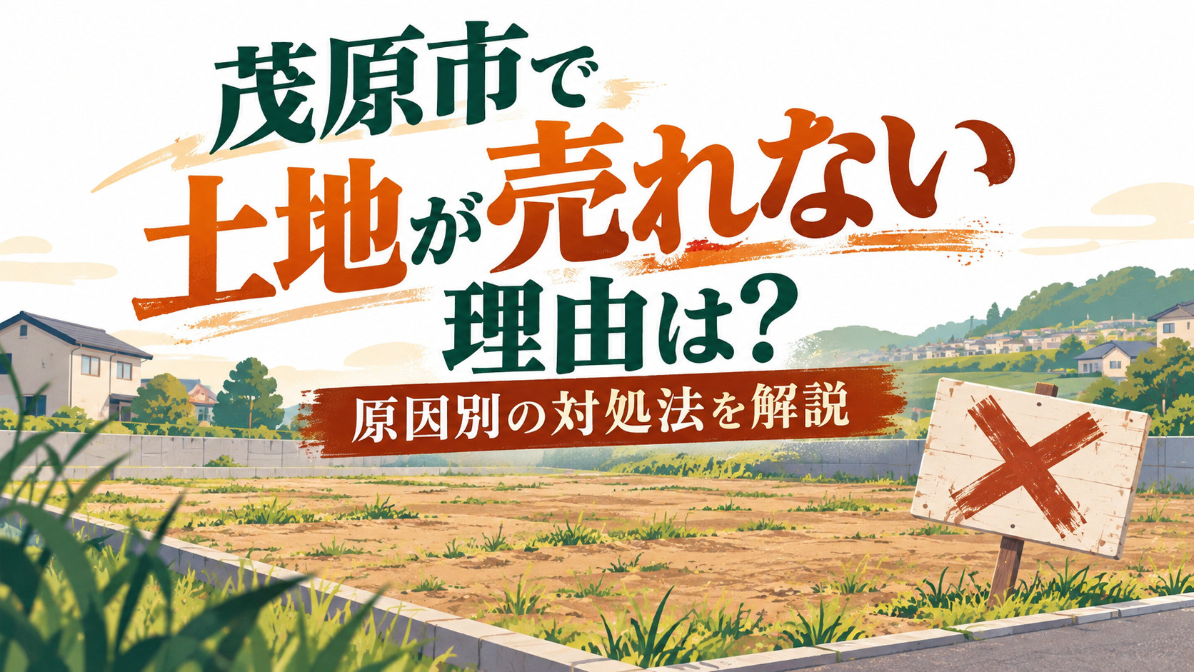 茂原市で土地が売れない理由は？原因別の対処法を解説の画像