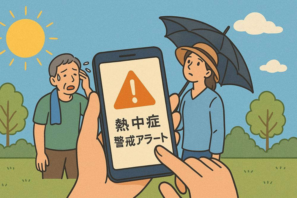 熱中症警戒アラートとは？の画像