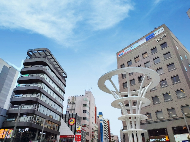 大塚駅前の風景