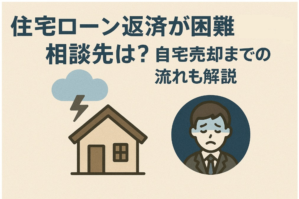 住宅ローン返済が困難なときの相談先は?自宅売却までの流れも解説の画像