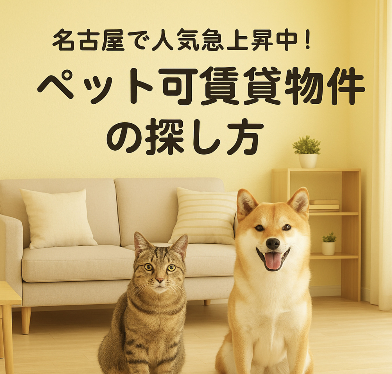 名古屋で人気急上昇中！ペット可賃貸物件の探し方〜名古屋　My賃貸〜の画像
