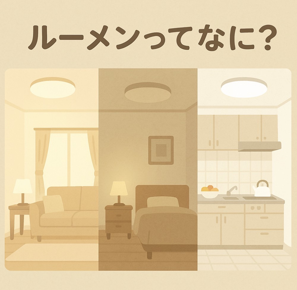 ルーメンってなに？部屋別に必要な明るさを解説～名古屋 My賃貸～の画像
