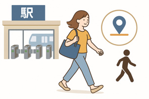 “最寄り駅から徒歩○分”の落とし穴？実際の距離感と確認ポイントの画像
