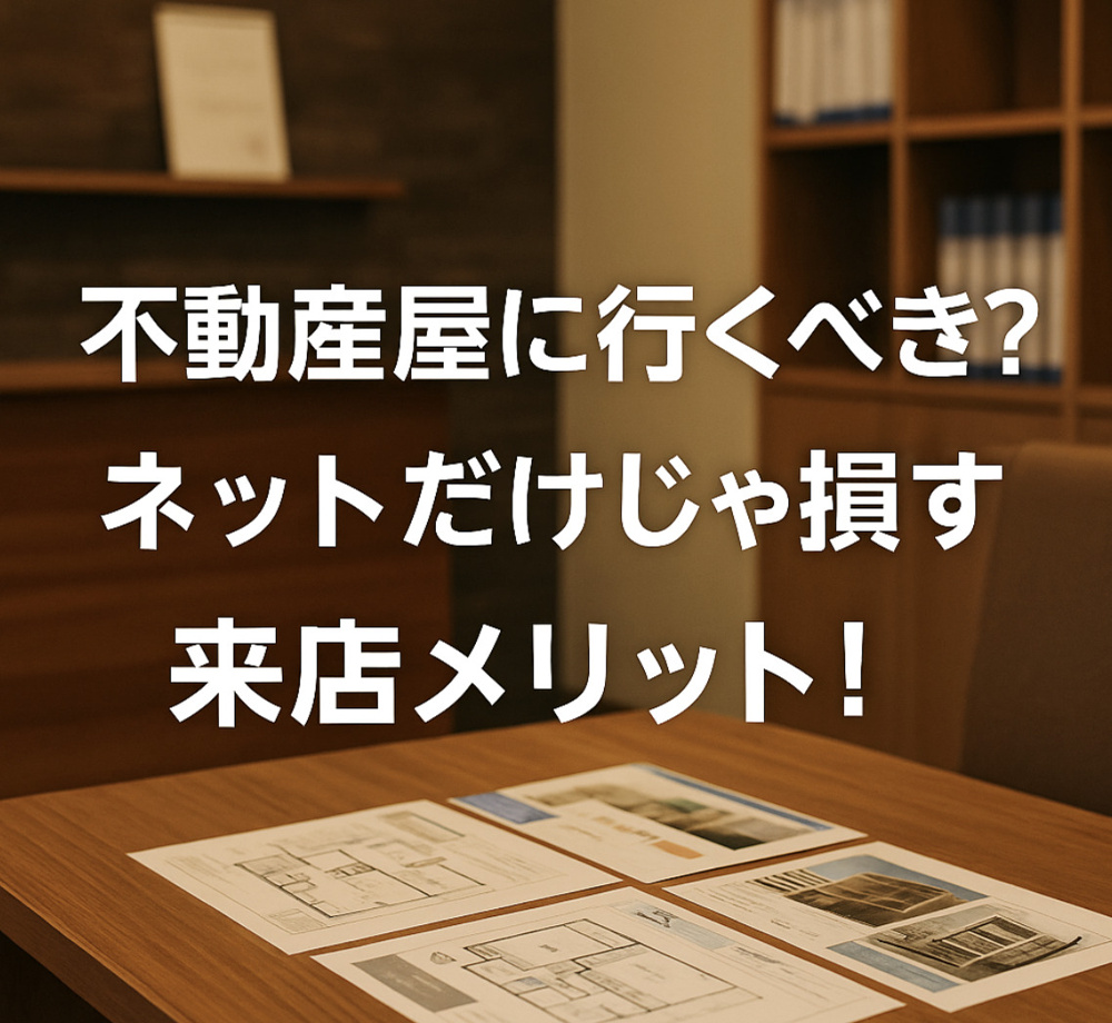不動産屋に行くべき？ネットだけじゃ損する「来店のメリット」完全ガイド！の画像