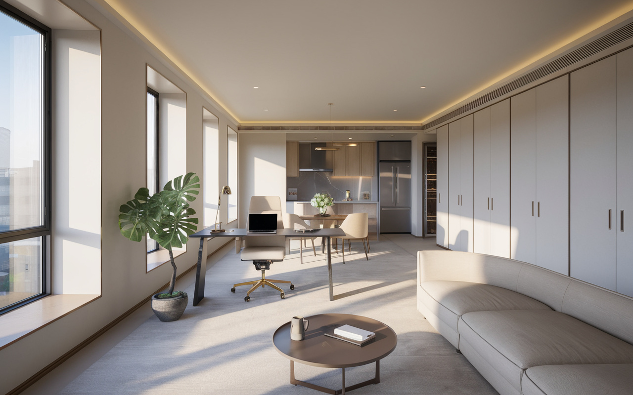 中央区不動産でSOHO可の1LDKを探すなら？書斎やワークスペース確保のコツも紹介の画像