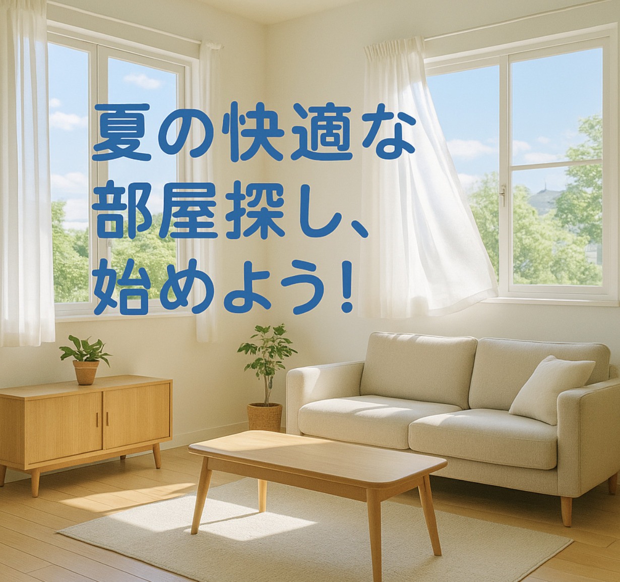 夏の部屋探しはココに注目！暑さ対策で快適生活スタート〜名古屋　My賃貸〜の画像