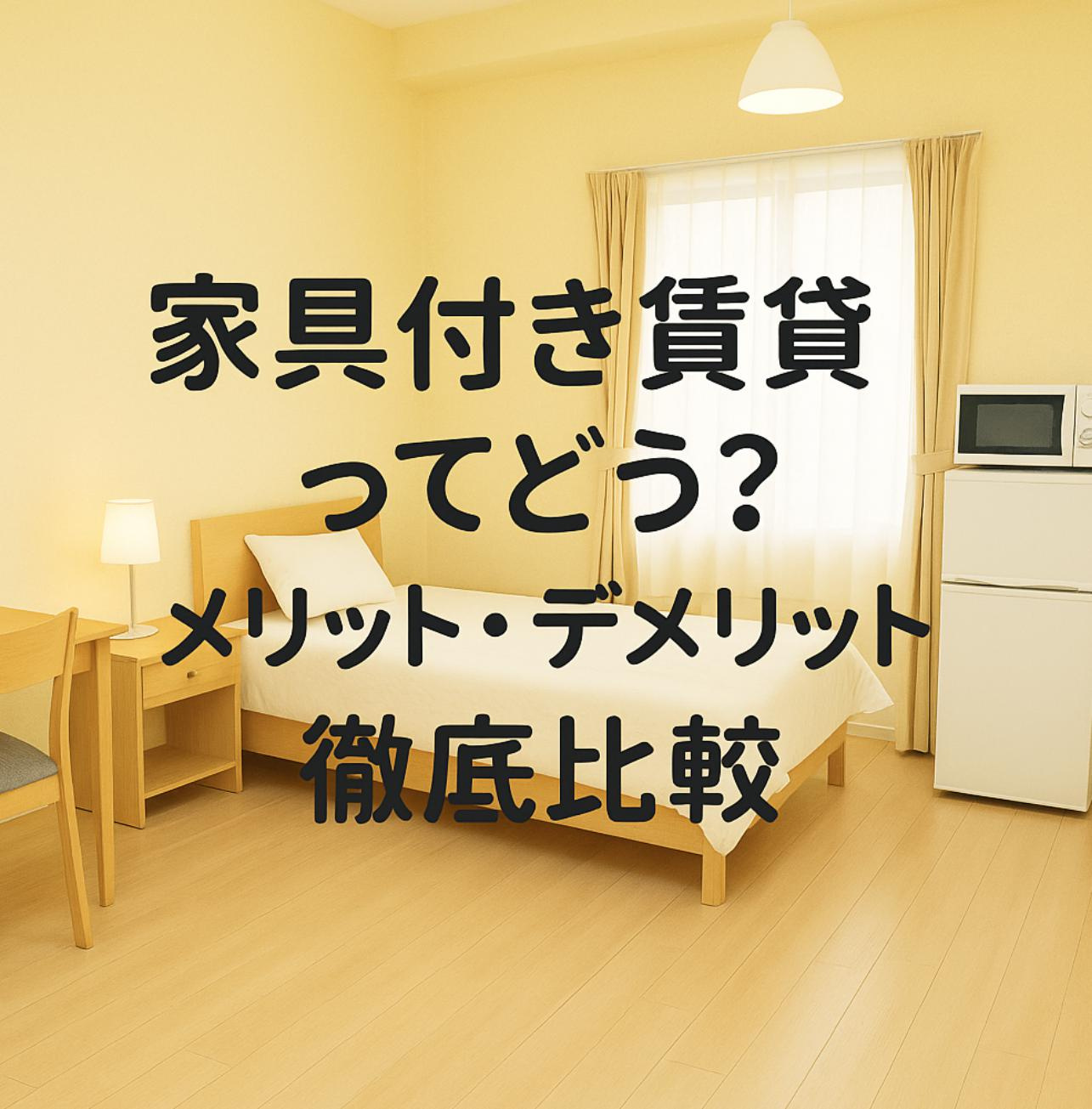 家具付き賃貸ってどう?メリット・デメリット徹底比較~名古屋My賃貸~の画像