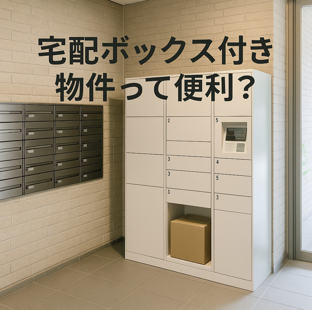 宅配ボックス付き物件のメリット｜ネットショッピング多めな人は必見！～名古屋My賃貸～の画像