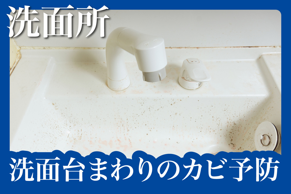 洗面台まわりのカビ予防、実は換気がカギ！の画像