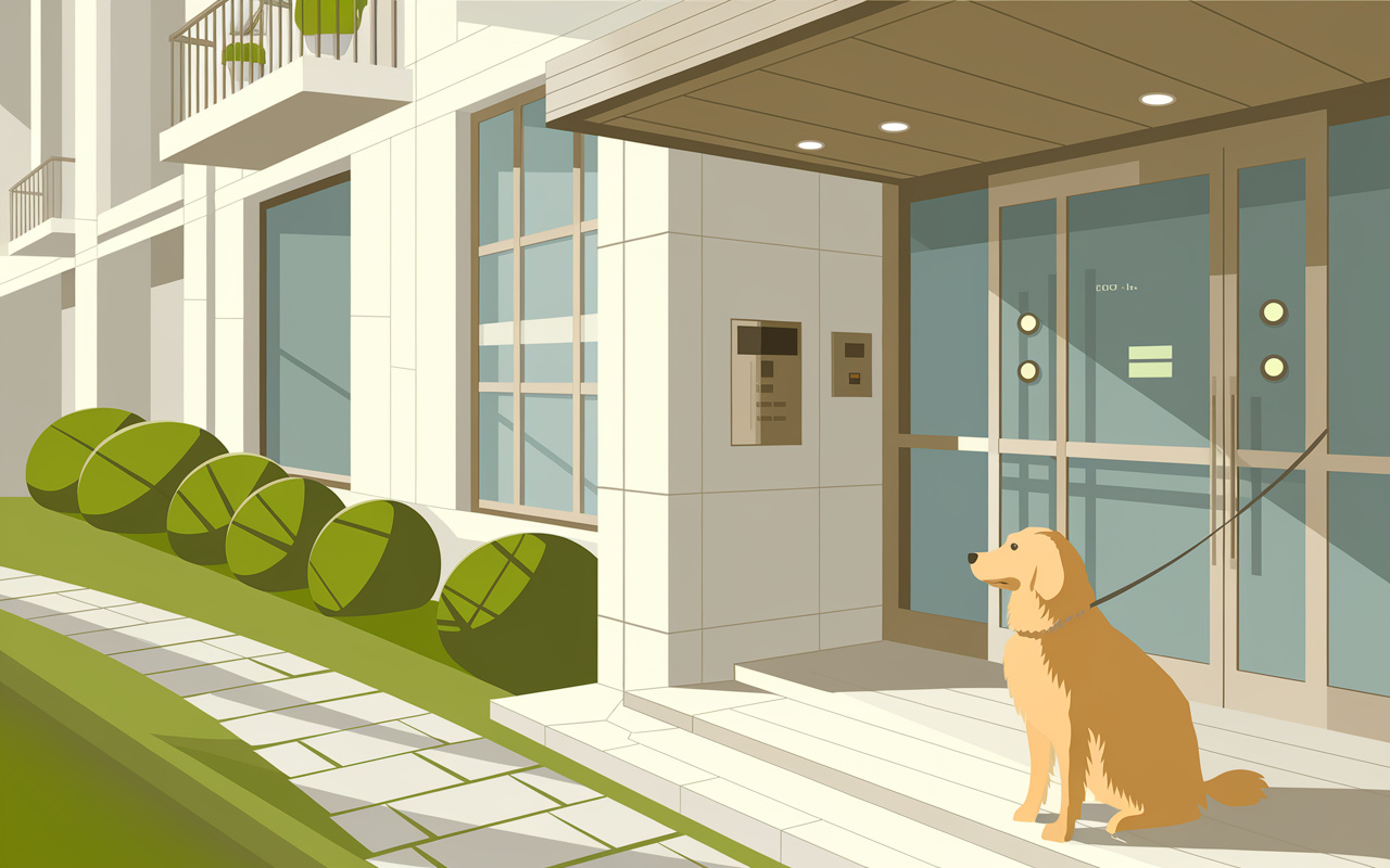 マンションで大型犬飼育する時の共用部マナーは？クレームを防ぐ注意点も紹介の画像