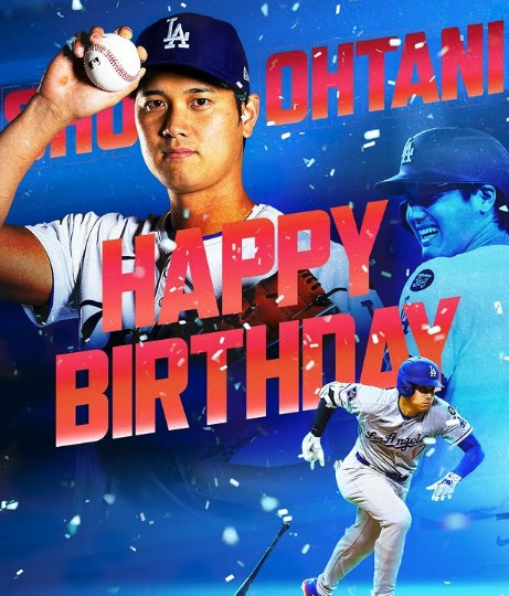 大谷選手誕生日おめでとうございます！の画像
