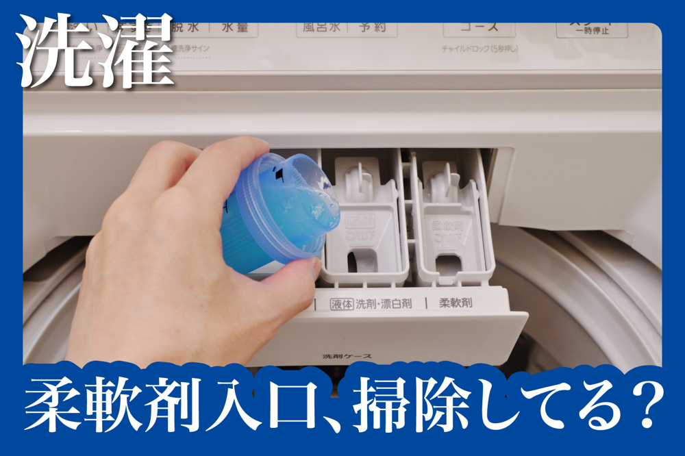 柔軟剤入口、掃除してる？においの元を断つ習慣の画像