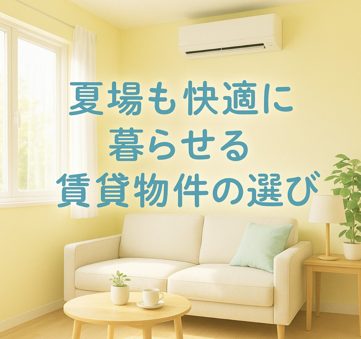 夏場も快適に暮らせる賃貸物件の選び方〜名古屋　My賃貸〜の画像