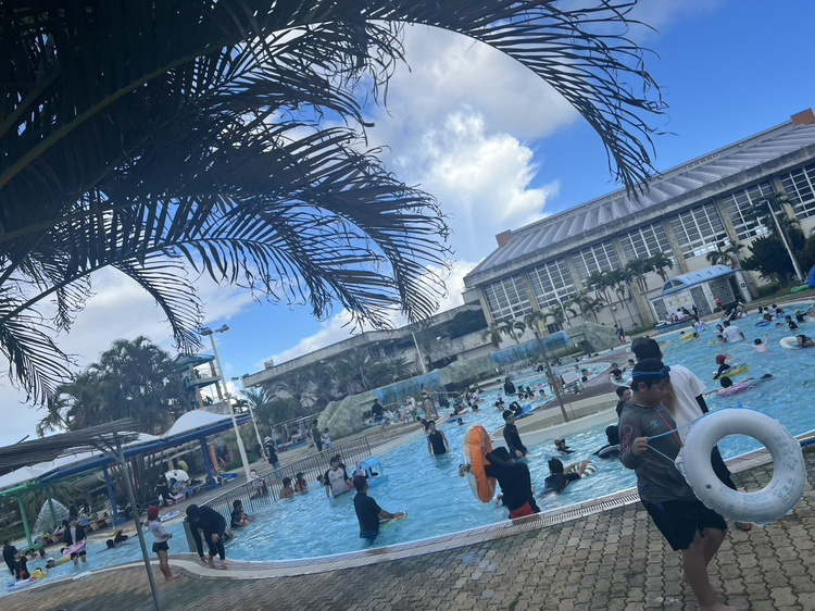 夏といえばプール♪　西崎プールへ！の画像