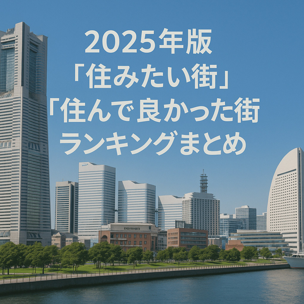 2025年版「住みたい街」「住んで良かった街」ランキングまとめ〜 ２つの視点から見た住みやすさ 〜の画像